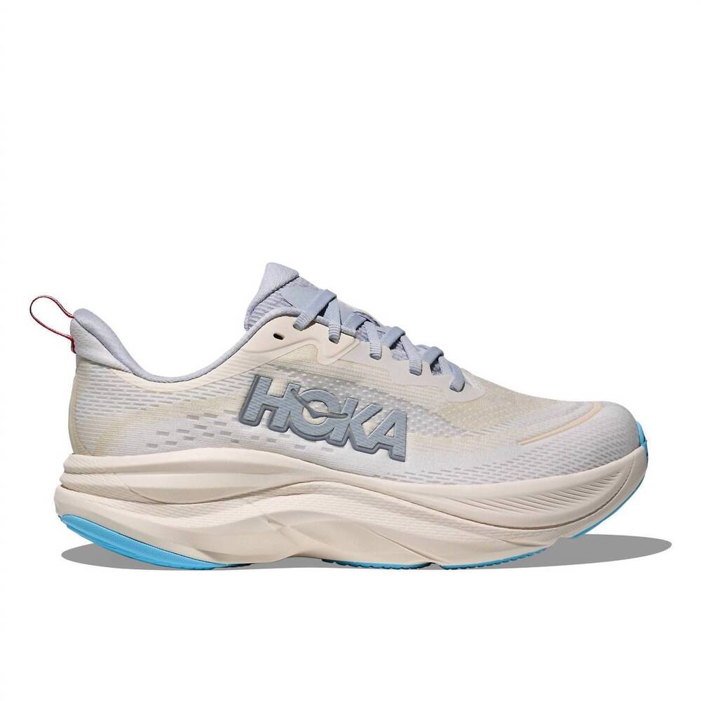 NEW HOKA women's skyflow running shoes - standard width in alabaster/mineral blu